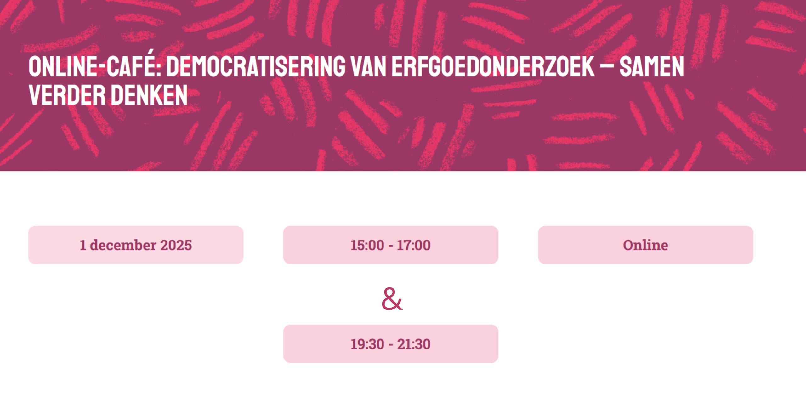 Denk mee over een nieuw experiment democratische erfgoedonderzoekspraktijken